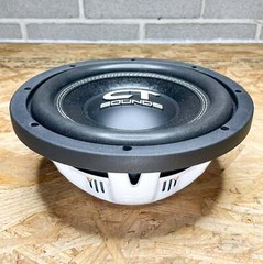 Used CT Sounds HYDRO-10-D4 500W RMS 10″ Shallow Mount Subwoofer – Dual 4 Ohm