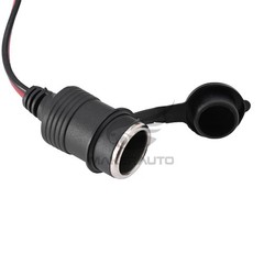 12V Car Cigarette Lighter Socket Extension Cord Cable 13FT Heavey Duty Adapter