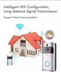 Wireless WiFi Video Doorbell Smart Phone Door Ring Intercom Security Camera Bell