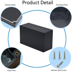 Project Box ABS Plastic Black Electrical 7.87″x4.72″x2.95″,