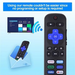 New Replacement Remote RC280-01 For TCL ROKU TV Radio Vudu 32FS3700 40FS3750 TCL