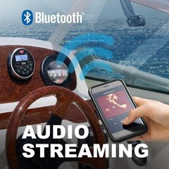 Boss Audio AM FM AUX USB Bluetooth Marine Boat Gauge Style Radio Stereo Receiver