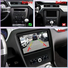 Android 15 Car Radio Stereo Carplay GPS +CAMERA For Ford Mustang 2010-2014