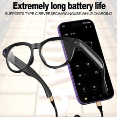 AI Smart Glasses 800W Camera Live Video Recorder Real-Time Translation f android