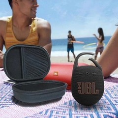 “JBL Clip 5 Portable Bluetooth Speaker Case, Waterproof, Black | For Home & Outd