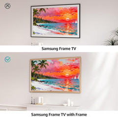 TV Frames 65″ Deco Only for Samsung The Frame TV and Pro TVs (Fits 2021-2026, LS