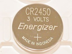 1 NEW BULK ENERGIZER CR2450 ECR 2450 3v LITHIUM BATTERY (ONE BATTERY) Exp. 2031