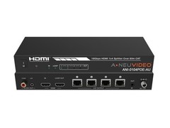 ANI-0104POE-AU 1×4 HDMI PoE 4K60Hz/1080P Cat6 Extender Splitter with 8 Receivers