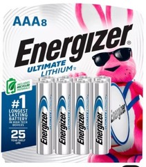 Energizer Ultimate Lithium AAA Batteries 8 Pack (L92SBP-8) BRAND NEW