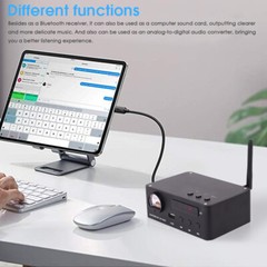 HiFi Bluetooth 5.0 Stereo Receiver Coaxial/Optical D/A Audio Coverter USB Player