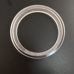 2Pcs 1″ 1inch Acrylic Transparent Speaker Ring Speaker Mounting Spacer Ring 56mm
