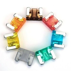 120 PC Low Profile Mini Car Fuse Auto Car Motorcycle SUV Fuses Kit APM ATM