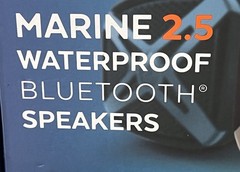 Yamaha ECOXGEAR MARINE 2.5 Waverunner Bluetooth ONE Speaker TESTED WORKS *READ