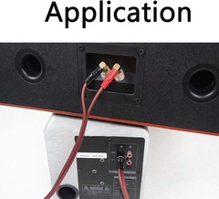 Banana Plug to RCA Speaker Cable,Speaker Wire RCA Male to Banana Plugs(2banan…