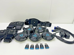 VR Full Body Tracking 5 x Vive 2.0 Trackers, New Straps, USB Splitter, Dongles