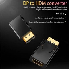 New Display Port to HDMI Male Female Adapter Converter DisplayPort DP to HDMI 5x