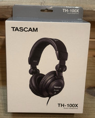 TASCAM TH-100X Closed-Back Studio Monitoring Headphones New In Box