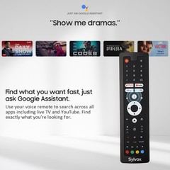 Sylvox Google Outdoor TV 43in Waterproof Smart TV 4K Voice Assistant 1000 nits