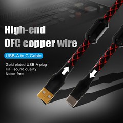 HiFi USB C To A Cable USB Type C To A Audio Data Cable 5N DAC otg macbook Cable