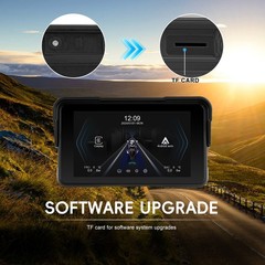 5″ Apple CarPlay Android Auto Portable Screen Waterproof Navigator Motorcycle