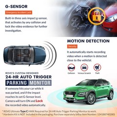 Rove R2-4K Car Dash Cam – 4K Ultra HD 2160P – Built-In WiFi & GPS (Refurbished)