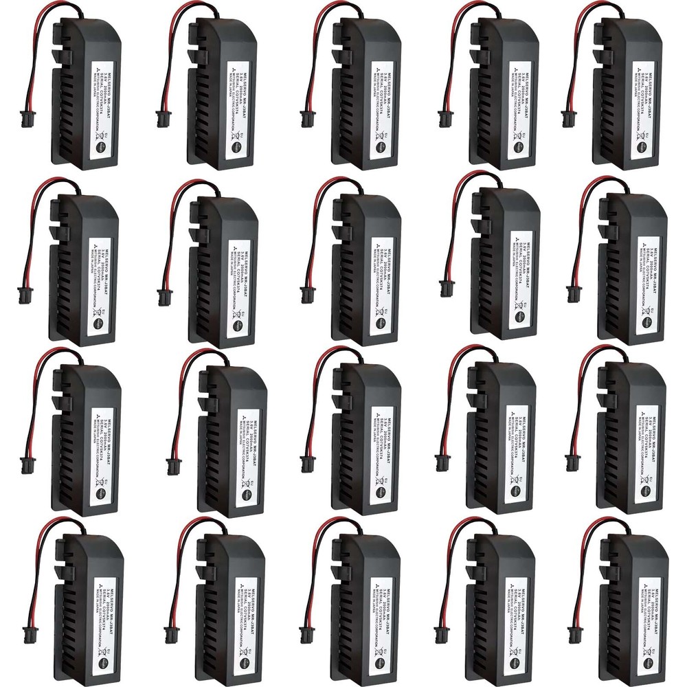 20x MR-J3BAT PLC Battery 3.6V 2000mAh For Mitsubishi MELSERVO MR-J3 with Plug