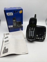 Ativa A241 2.4GHz Cordless Phone Answering System NO BATTERY UNTESTED Read!!