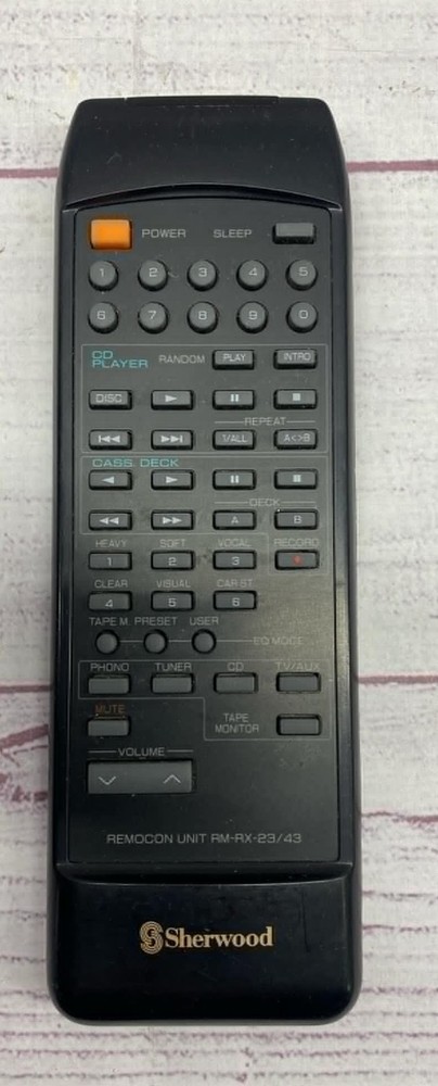 Genuine Sherwood RM-RX-23/43 RX-2030R AM/FM Receiver Remote (40)