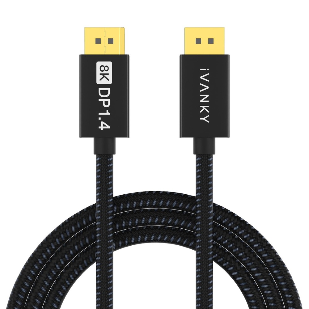 10ft VESA Certified 8K DisplayPort 1.4 Cable 8K@60Hz 4K@144Hz 32.4Gbps HBR3