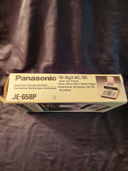 Panasonic JE-658P Desktop Printer, 10-Digit AC/DC, with box