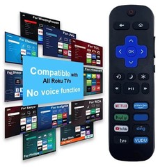 New Replacement Remote RC280-01 For TCL ROKU TV Radio Vudu 32FS3700 40FS3750 TCL