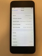 Apple iPod Touch (7th Generation) – Space Gray, 32GB