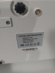 TopTro TR21 Mini WiFi HDMI Bluetooth 1080P Video LED Projector In White