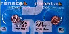 364 RENATA WATCH SR621SW BATTERY (5 piece) FREE SHIPPING Authorized Seller