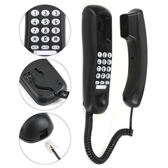 Desktop Corded Landline Phone Fixed Telephone Wall Mountable Home Office new