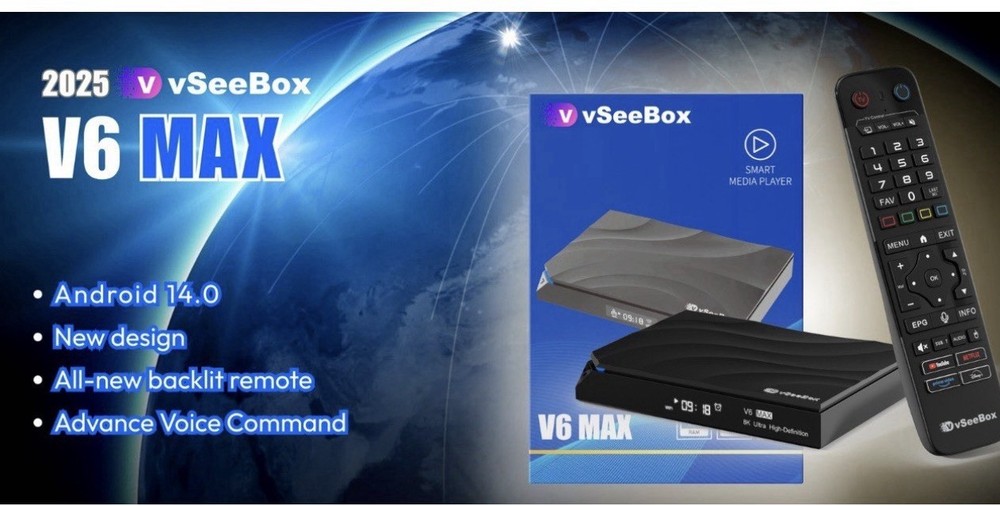 V6 Max Android 14 OS 8K 64GB Storage Ships Fast! Authorized Distributor