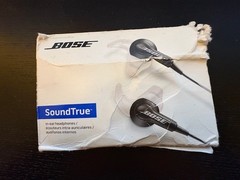 Bose Soundtrue 715593-0010 Tested And Working! Black/grey With Pouch And Extras