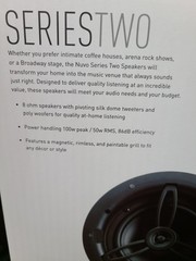 2 Pk Nuvo NV-21C6 6.5″ In-Ceiling Speaker w/Silk Dome Tweeter, 100 Watt(NEW) Set