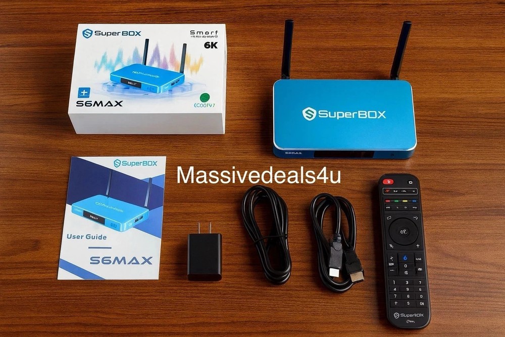 Sealed SuperBOX S6 Max 4GB RAM 64GB ROM – Free Shipping – Authorized Dealer