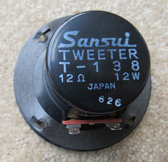 Sansui T-138 Tweeter For SP-2500X Speaker Replacement Part Working EXC Single B