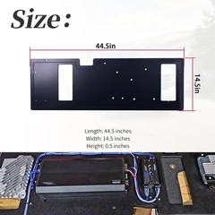 1Pcs Amplifier Rack/Plate/Board For 2019-2024 GM Truck Silverado Sierra 1/2 PVC