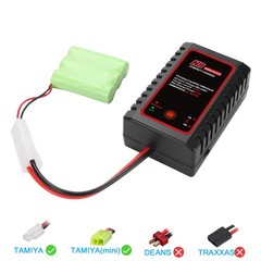 Portable RC Battery Charger for 2.4V-9.6V NiMH/NiCD Battery Pack RC Car Charger