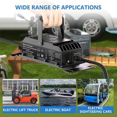 58.4V 20A Lithium Battery Charger Fast Charging for 48V LiFePO4 Lithium Battery
