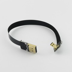FPV HDMI-compatible Type A Male to Micro HDMI-compatible Male FPC Flat Cable