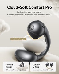 Baseus Open Ear Clip-On Headphones Hi-Res LDAC & HiFi4 Earbuds MC1 Pro