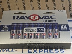 Rayovac Lithium AA Batteries 24-Pack – 1.5 Volt Double A (RLAAPFP-24) Exp:12/45