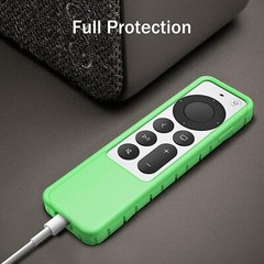 Remote Case for Apple TV Siri Remote 2021 Shockproof Anti Slip Silicone Cover