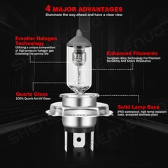 For Honda HR-V 2016-2017 9003/H4 3400K Halogen Headlight High/Low Beam Bulb BP