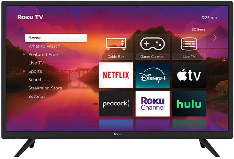 Roku 32 inch Select Series HD LED Refurbished Smart TV w/ Voice Remote