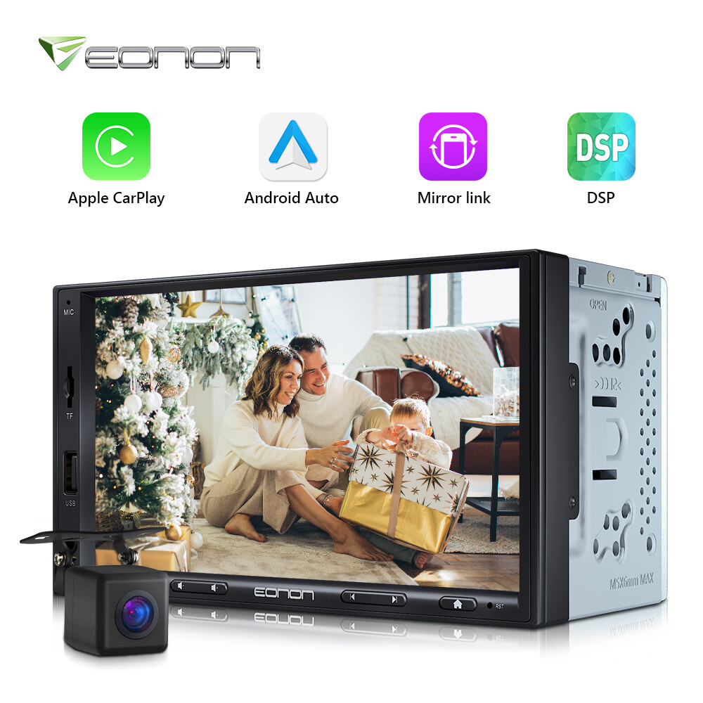 7″ Double 2Din Touch Screen Car Stereo Apple Carplay Android Auto Play Radio DSP
